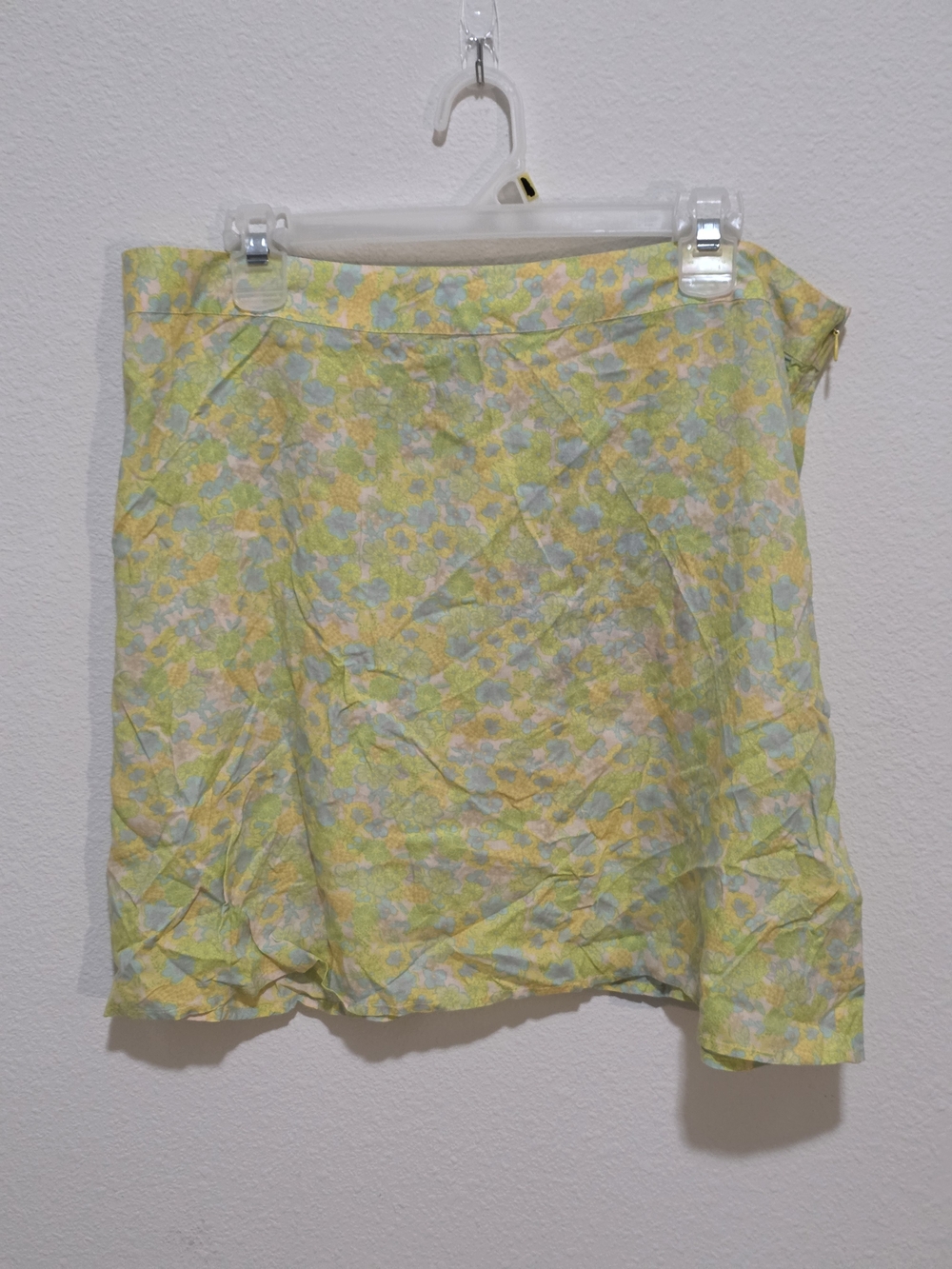 Abound Yellow Floral Mini Skirt